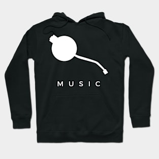 Music Turntable Vinyl Player Hoodie